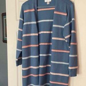 Christopher & Banks Multicolor Striped Cardigan